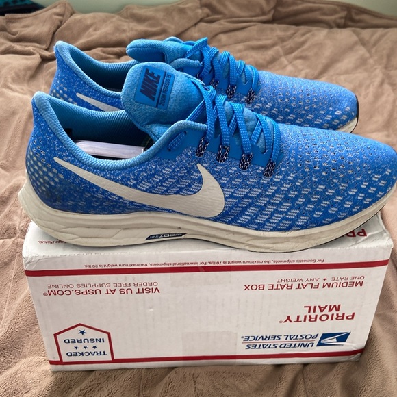 Nike Zoom Pegasus 35 In Men’s Size 9.5 very hard to find Carolina Blue OffWhite - Picture 2 of 15